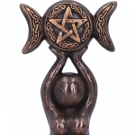 T-Lite Holder Bronze Triple Goddess 12cm